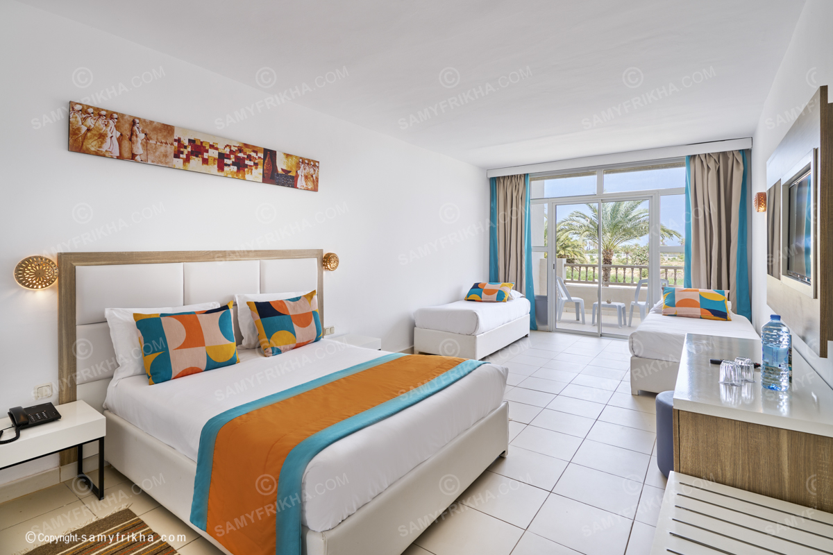 Chambre Hotel Palm Beach Hammamet :Samy Frikha